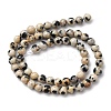 Natural Dalmatian Jasper Beads Strands G-Z116-A10-3mm-3