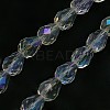 Electroplate Glass Bead Strands EGLA-E010-5x7mm-AB01-1