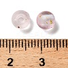 Frosted Transparent Acrylic Beads OACR-F013-12J-3
