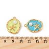 ABS Plastic Imitation Pearl Pendants STAS-P396-25G-M-3