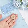 20Pcs 925 Sterling Silver Round Flat Pad Stud Earring Findings DIY-BBC0001-81-3