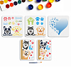 1 Set PET Hollow Out Drawing Painting Stencils DIY-MA0005-25-1