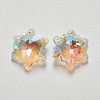 K9 Glass Rhinestone Pendants GLAA-F083-03C-03-2