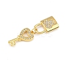 304 Stainless Steel Rhinestone Rhinestone Pendants STAS-P419-03B-G-2