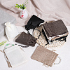 4 Colors Polyester Imitation Burlap Packing Pouches Drawstring Bags ABAG-BBC0001-04A-4