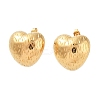 Iron Plating(IP) 304 Stainless Steel Stud Earrings for Women EJEW-D095-02G-1