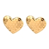 304 Stainless Steel Heart Stud Earrings EJEW-I320-24G-04-4