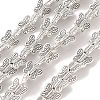 Tibetan Style Butterfly Alloy Bead Strands TIBEB-O007-07-RS-4