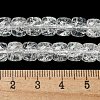 Transparent Spray Painting Crackle Glass Beads Strands GLAA-NH0001-05K-4