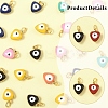 26Pcs Brass Enamel Charms KK-FS0001-68-2