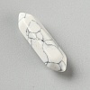 Faceted No Hole Natural Howlite Double Terminated Points G-WH0016-03-1
