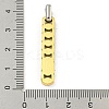 Ion Plating(IP) 304 Stainless Steel Pendants STAS-F307-04G-3