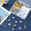 40Pcs 2 Color Iron Clip-on Earring Findings KK-FS0001-27-7