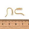 304 Stainless Steel Rhinestone Earring Hooks LS-STAS-D310-01G-02-3