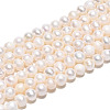Natural Cultured Freshwater Pearl Beads Strands PEAR-N013-04G-2