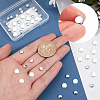 50Pcs 2 Styles Rack Plating Brass Beads KK-BBC0027-39-3