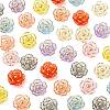 80Pcs 8 Colors Plastic Beads KY-FS0001-46-2