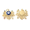 Brass Micro Pave Colorful Cubic Zirconia Pendants KK-E068-VA278-2-1