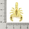 Brass Micro Pave Cubic Zirconia Pendants KK-R159-11G-02-3