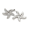 304 Stainless Steel Pendant Rhinestone Settings STAS-K267-12B-P-2