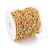 Handmade Brass Oval & Square Link Chain CHC-E025-42G-4