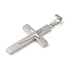 Non-Tarnish 304 Stainless Steel Pendants STAS-C105-03P-2