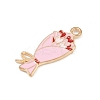 Valentine's Day Alloy Enamel Pendants ENAM-I084-01KCG-09-2