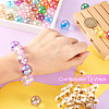 100Pcs 20 Colors Transparent Acrylic Beads MACR-TA0001-25-4