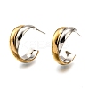 304 Stainless Steel Stud Earrings EJEW-O066-03M-2