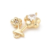 Brass Micro Pave Cubic Zirconia Pendants LS-KK-D283-15G-2