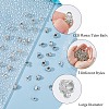 300Pcs 5 Styles CCB Plastic Tube Bails CCB-DC0001-19P-5