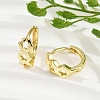 Brass Hollow Star Hoop Earrings EJEW-L299-01G-1