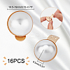 16Pcs Plastic Imitation Pearl Shoe Decoration AJEW-PH0004-47-4