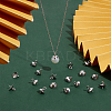 304 Stainless Steel Peg Bails Pendants STAS-UN0002-26P-2