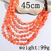 Flat Round Resin & Coconut Heishi Beaded Multi Layered Necklaces for Women FS-WGC6677-02-2