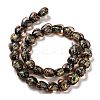 Handmade Dichroic Foil Glass Beads Strands DICH-U001-03B-2