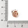 Brass Pave Cubic Zirconia Pendants KK-E791-01RG-3