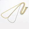 304 Stainless Steel Curb Chain Necklaces STAS-O037-95-1