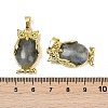 Natural Labradorite Pendant KK-F887-02G-09-3