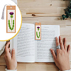 Flower Pattern DIY Embroidery Starter Kits DIY-WH0569-46-6