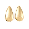 Teardrop 304 Stainless Steel Stud Earrings for Women EJEW-K278-25G-1