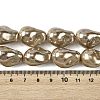 Electroplated Glass Beads Strands GL-CBA89C7-01A-4