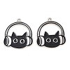 Alloy Enamel Pendants ENAM-L056-02P-01-1