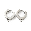Tarnish Resistant 304 Stainless Steel Hoop Earring Findings LS-STAS-A091-02P-1