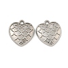 Non-Tarnish 304 Stainless Steel Pendants STAS-I307-527P-1