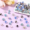 30Pcs 3 Styles Handmade Gold Sand Lampwork Beads LAMP-YW0001-34A-4