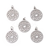 Non-Tarnish 304 Stainless Steel Pendants STAS-S105-T523S-3