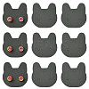 100Pcs Cat Shaped Paper Earring Display Cards EDIS-YW0001-09A-1