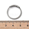 201 Stainless Steel Moon Phase Finger Ring for Women RJEW-A006-04P-1-4