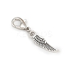 10Pcs Tibetan Style Alloy Shoe Charms HJEW-JM04169-03-5